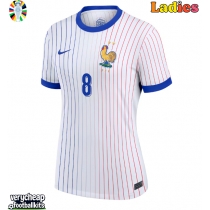 France Aurelien Tchouameni #8 Replica Away Shirt Ladies Euro 2024 Short Sleeve